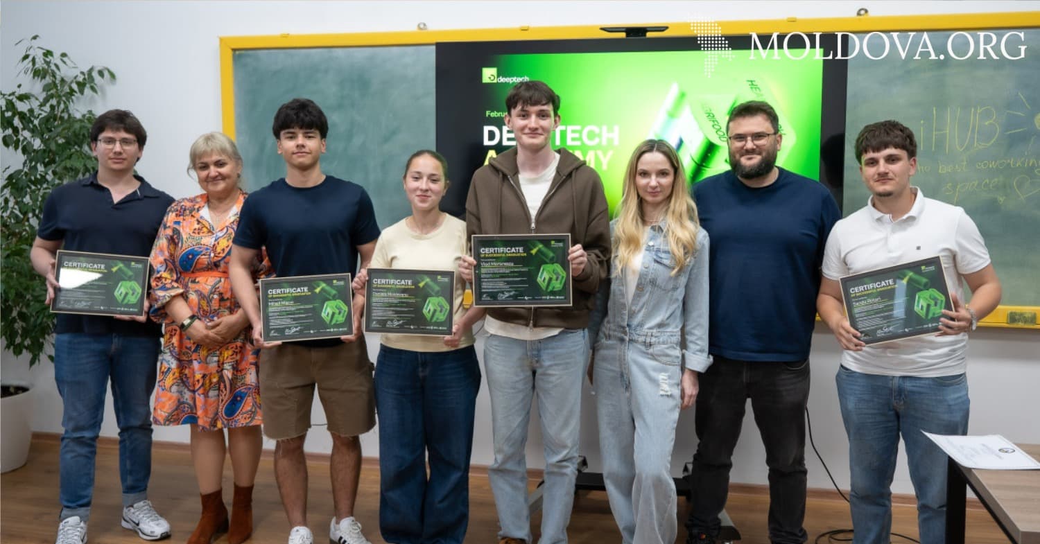 Deeptech Academy – primul program Lab-to-Market din Moldova se finalizează cu succes