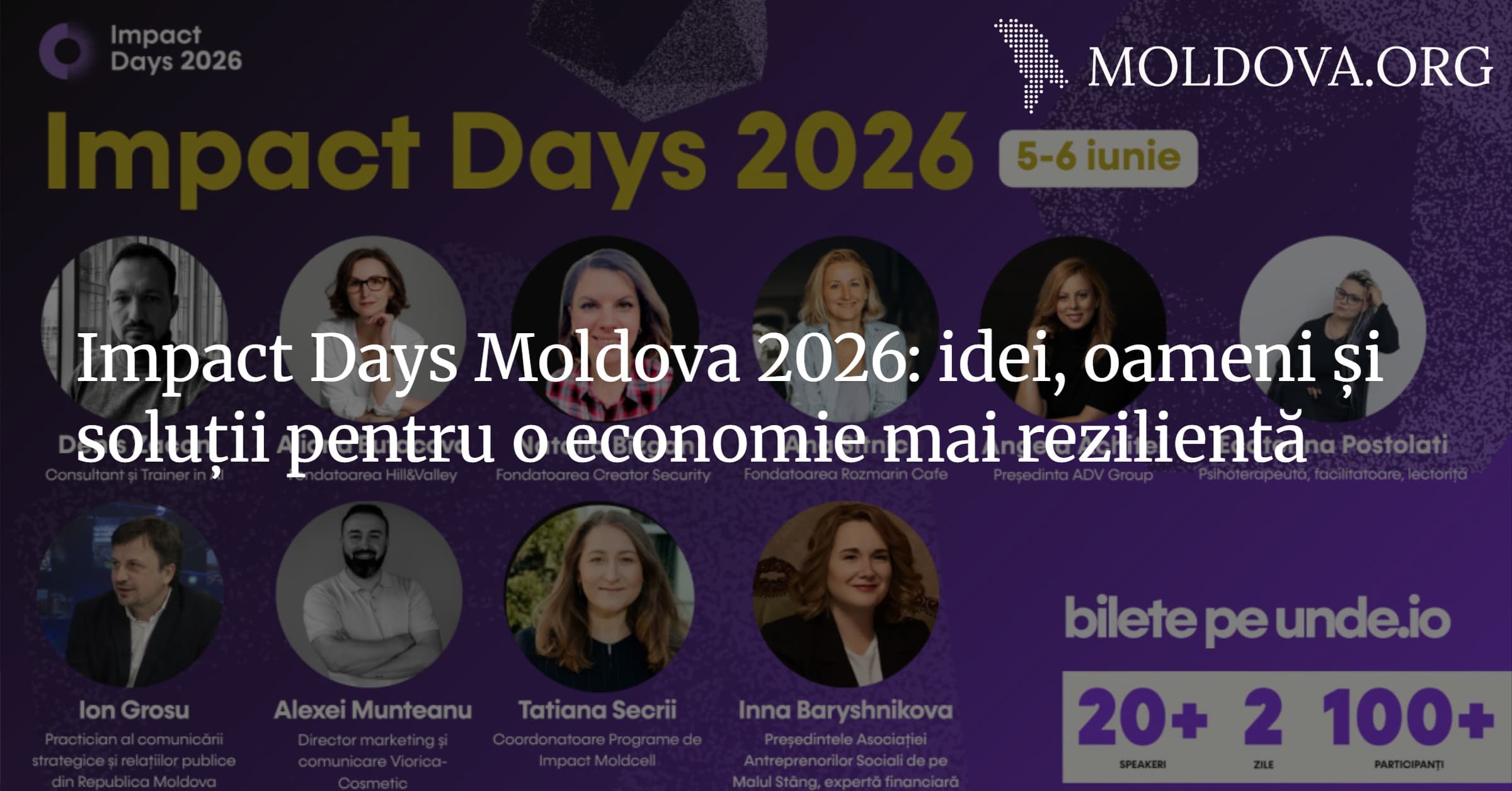 Impact Days Moldova 2026: idei, oameni și soluții pentru o economie mai rezilientă